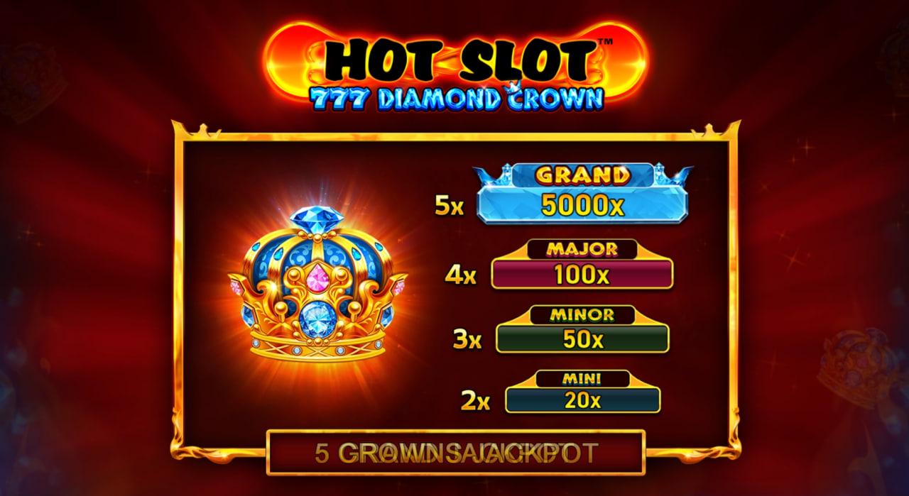 Hot Slot: 777 Diamond Crown – грати безкоштовно в демо | GamblingShot