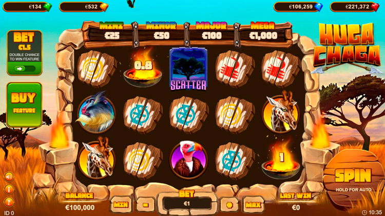 Huga Chaga – грати безкоштовно в демо | GamblingShot