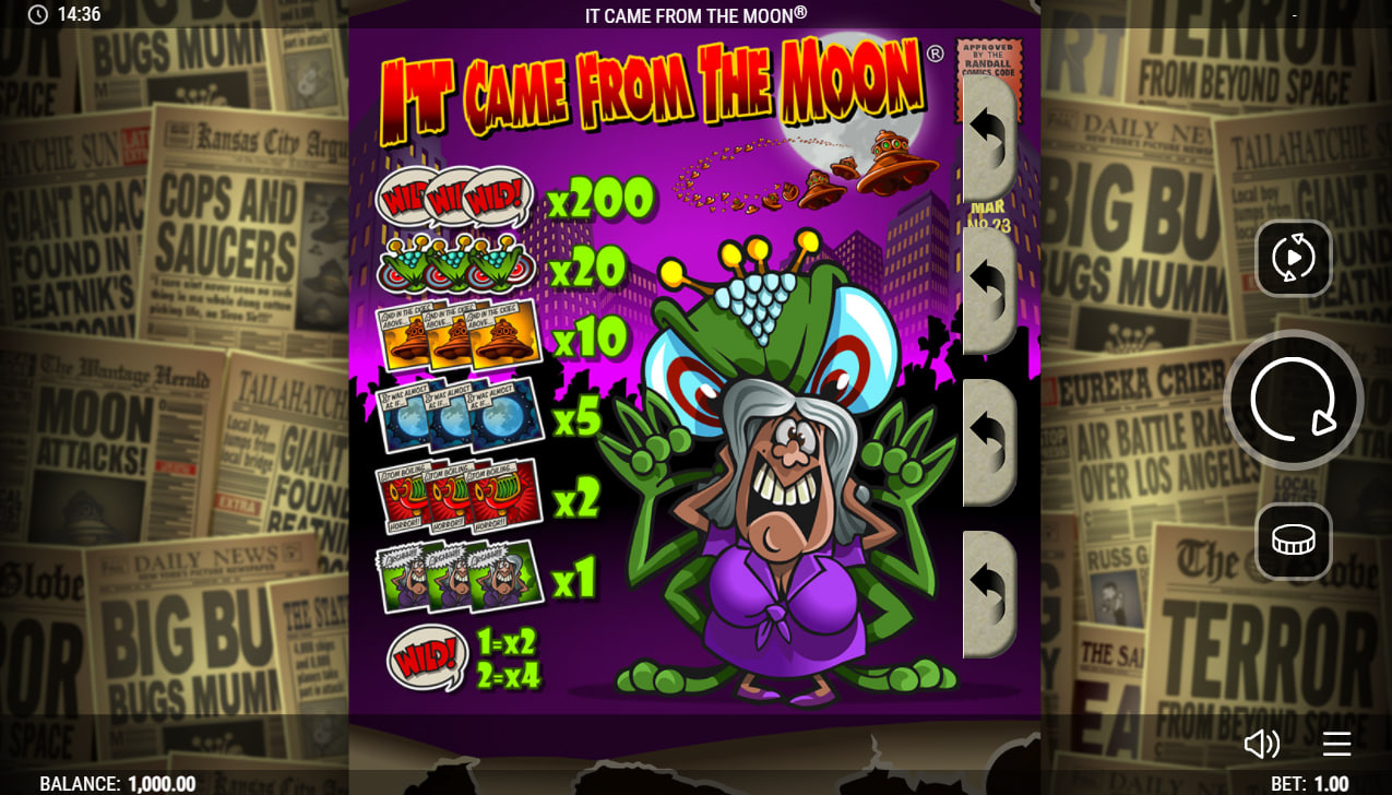 It Came From The Moon – грати безкоштовно в демо | GamblingShot