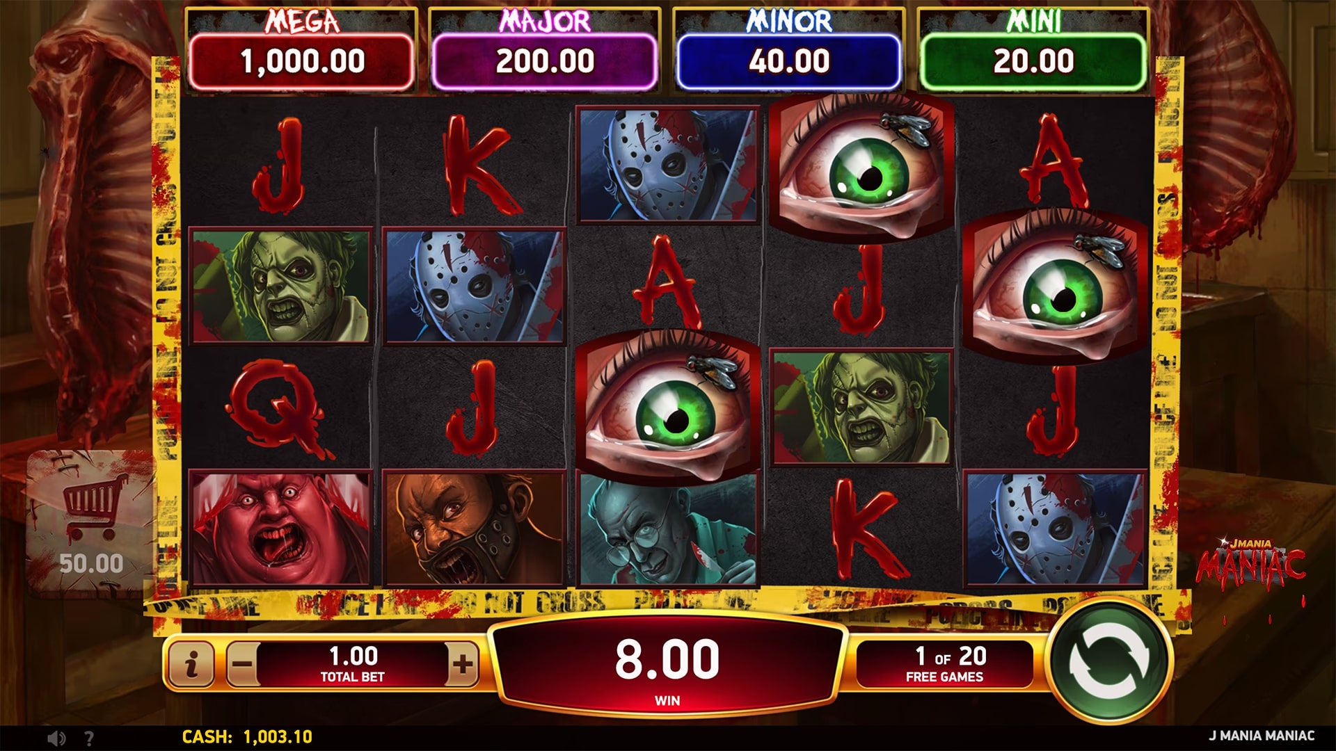 J Mania® Maniac – play free demo | GamblingShot