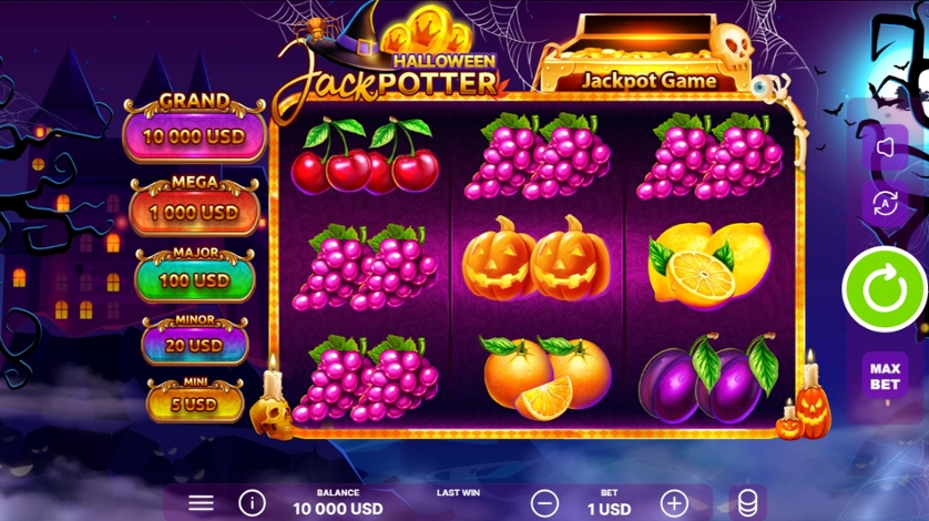 Jack Potter Halloween – play free demo | GamblingShot