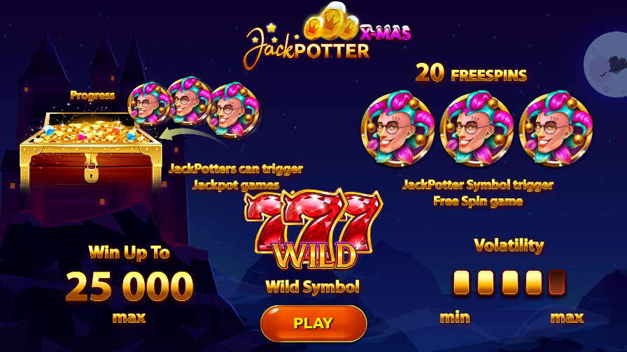 Jack Potter X-mas – играть бесплатно в демо | GamblingShot