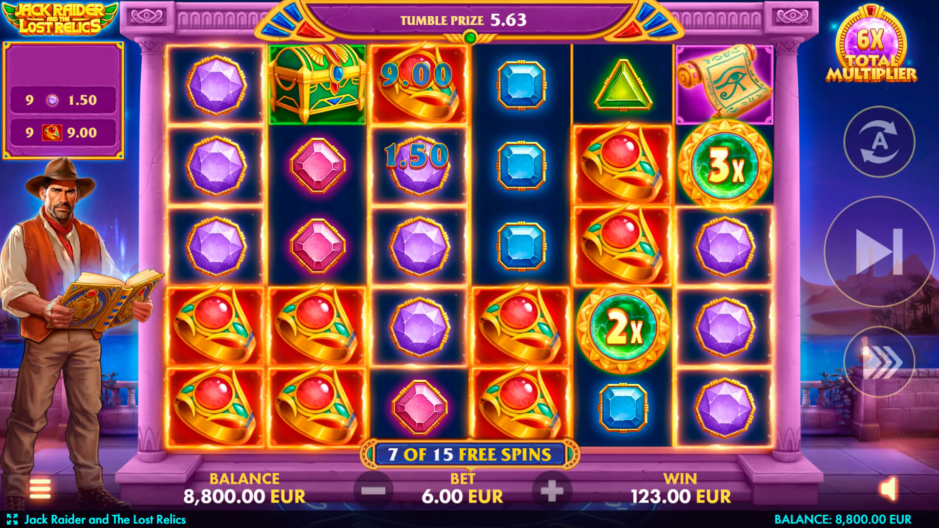 Jack Raider and the Lost Relics – play free demo | GamblingShot