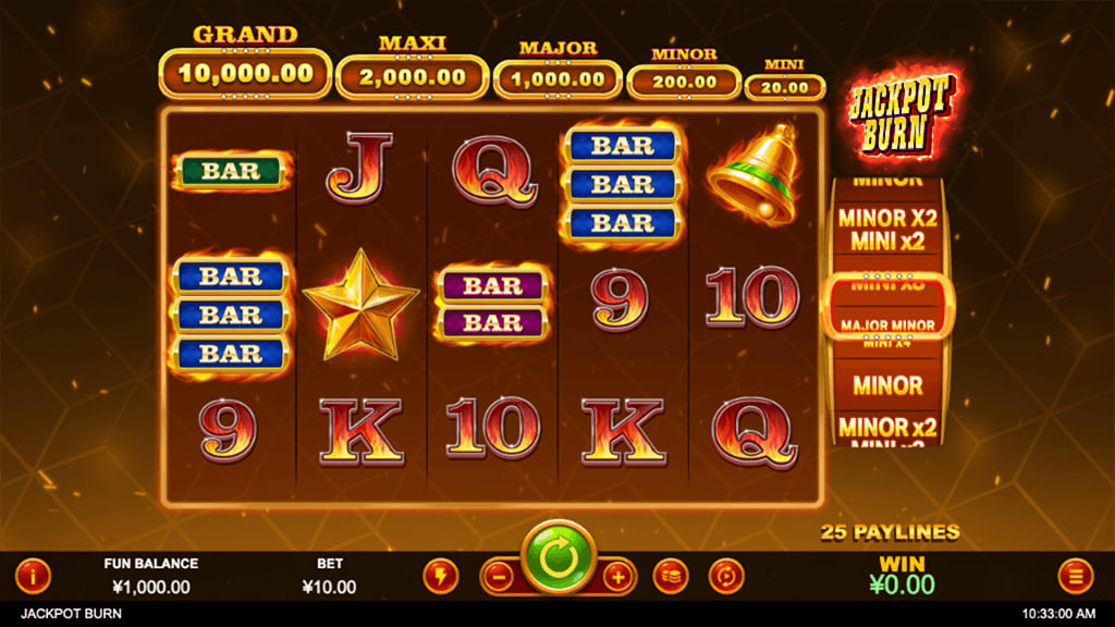 Jackpot Burn – играть бесплатно в демо | GamblingShot