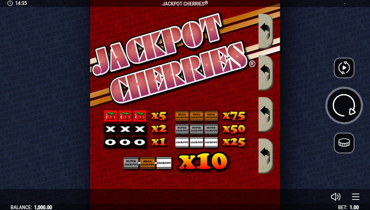 Jackpot Cherries – играть бесплатно в демо | GamblingShot