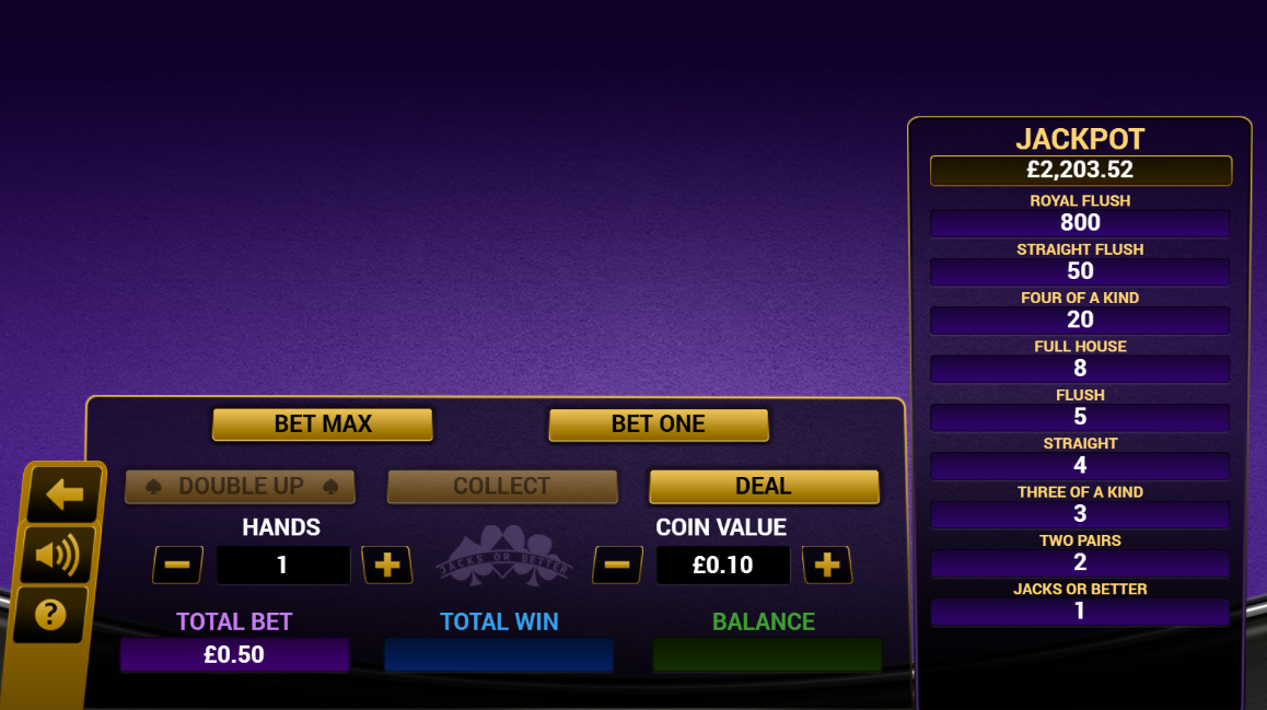 Jacks or Better – играть бесплатно в демо | GamblingShot