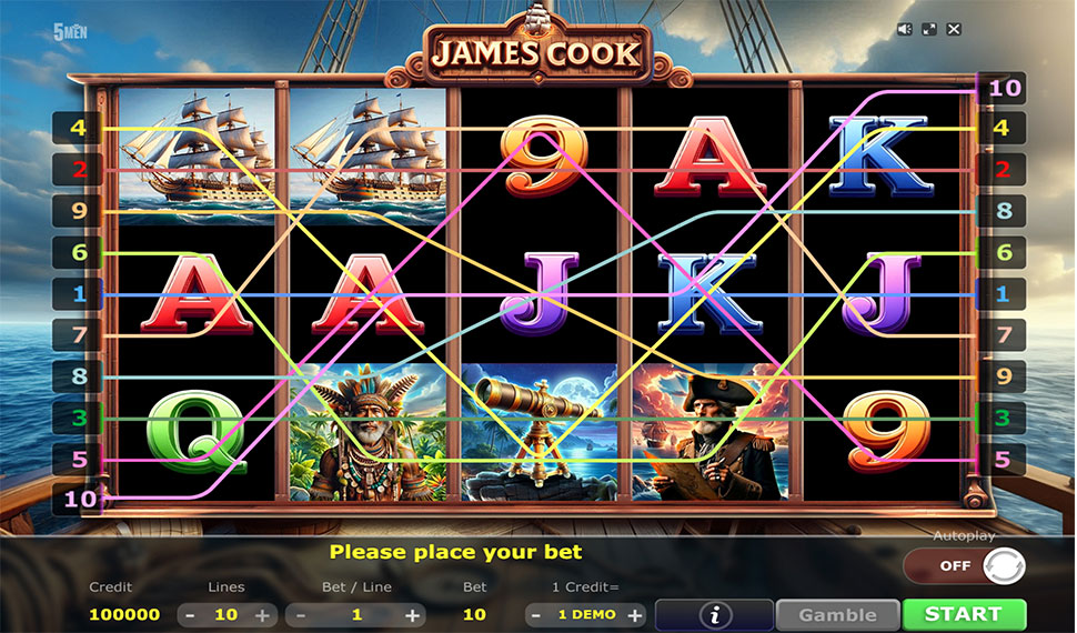 James Cook – играть бесплатно в демо | GamblingShot