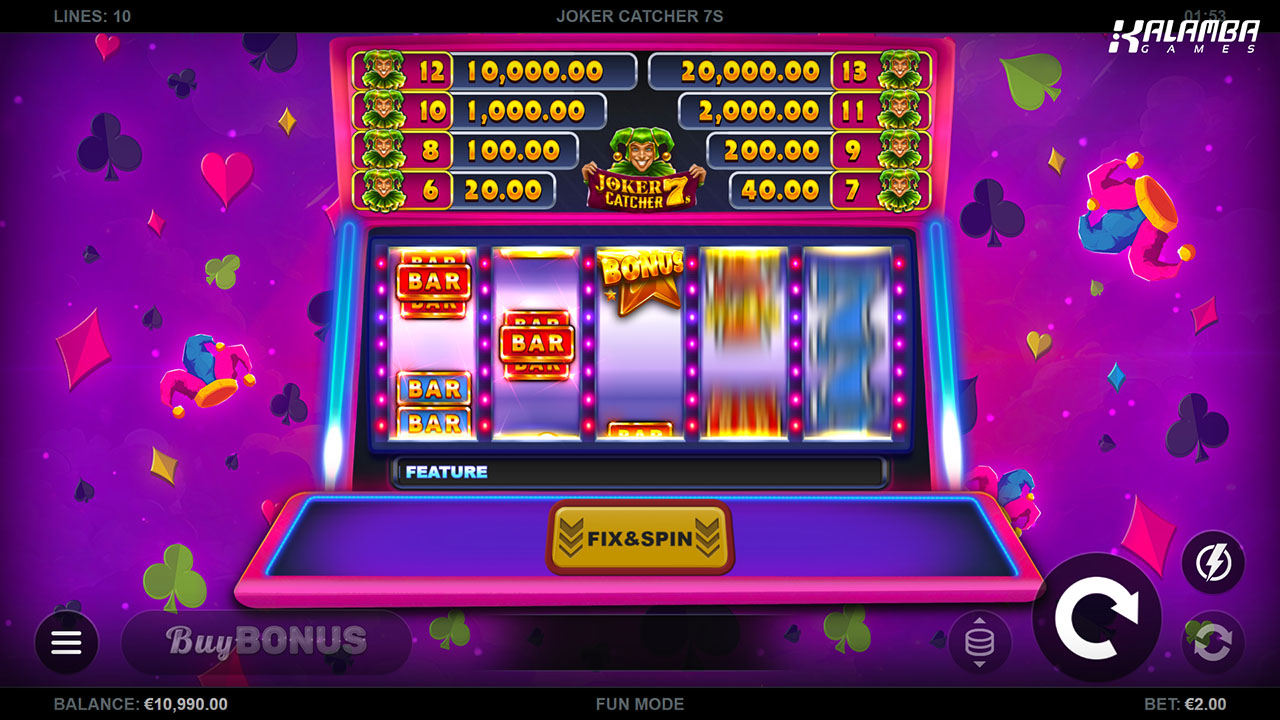 Joker Catcher 7s – грати безкоштовно в демо | GamblingShot