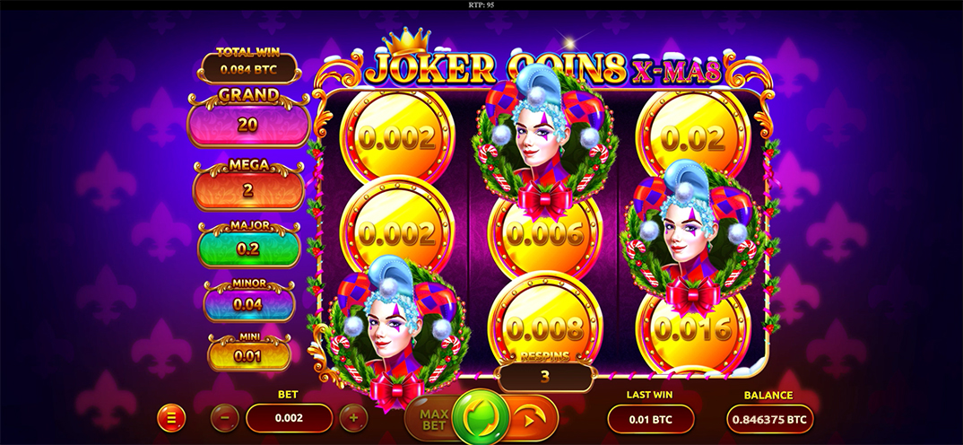 Joker Coins X-mas – грати безкоштовно в демо | GamblingShot
