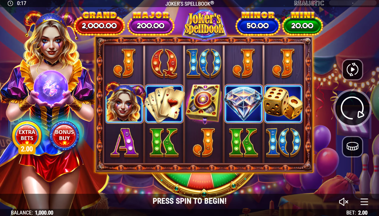 Joker’s Spellbook – play free demo | GamblingShot
