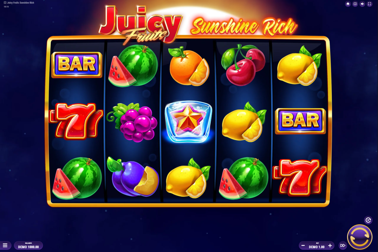 Juicy Fruits Sunshine Rich – грати безкоштовно в демо | GamblingShot