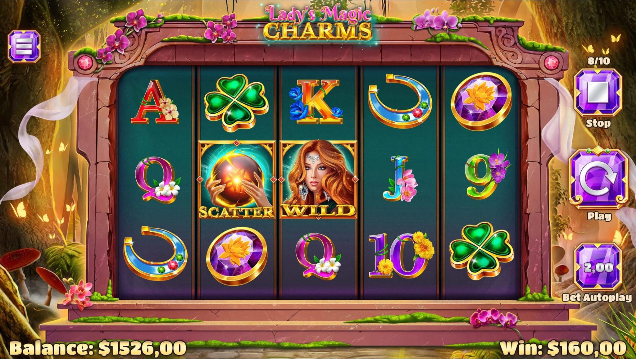 Lady's Magic Charms – play free demo | GamblingShot