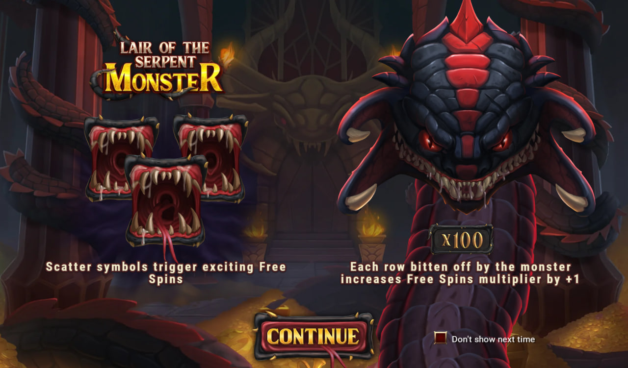 Lair of the Serpent Monster – play free demo | GamblingShot