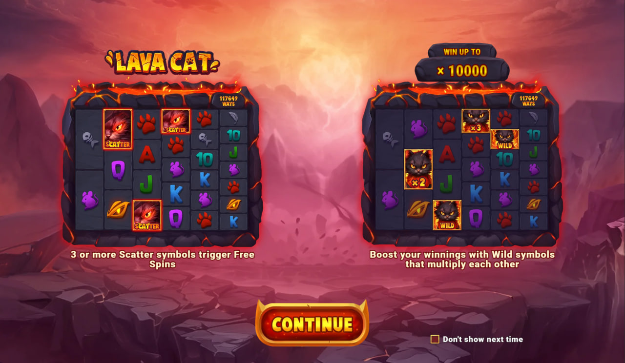 Lava Cat – play free demo | GamblingShot