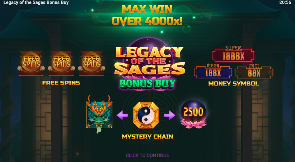 Legacy of the Sages Bonus Buy – play free demo | GamblingShot