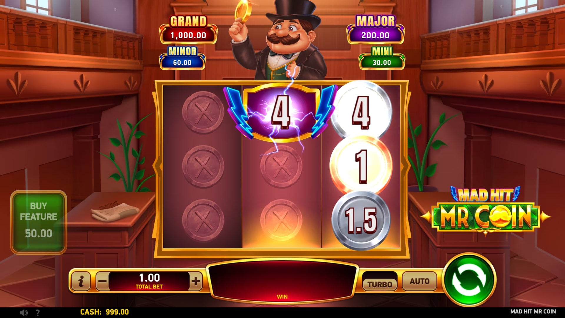 Mad Hit® Mr Coin – play free demo | GamblingShot