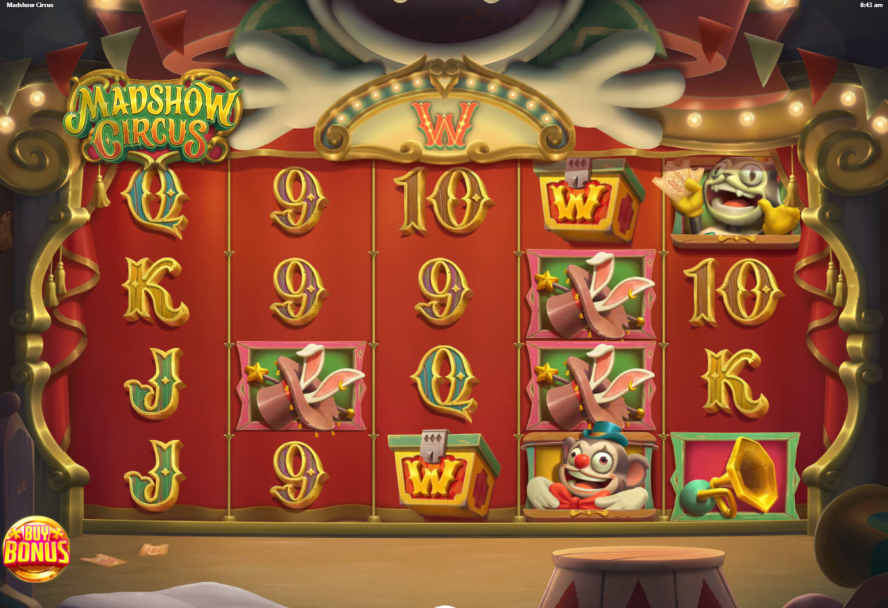 Madshow Circus – грати безкоштовно в демо | GamblingShot