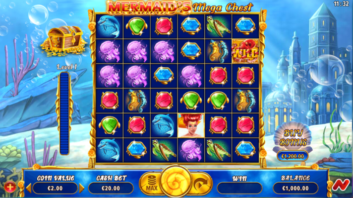 Mermaid’s Mega Chest – play free demo | GamblingShot