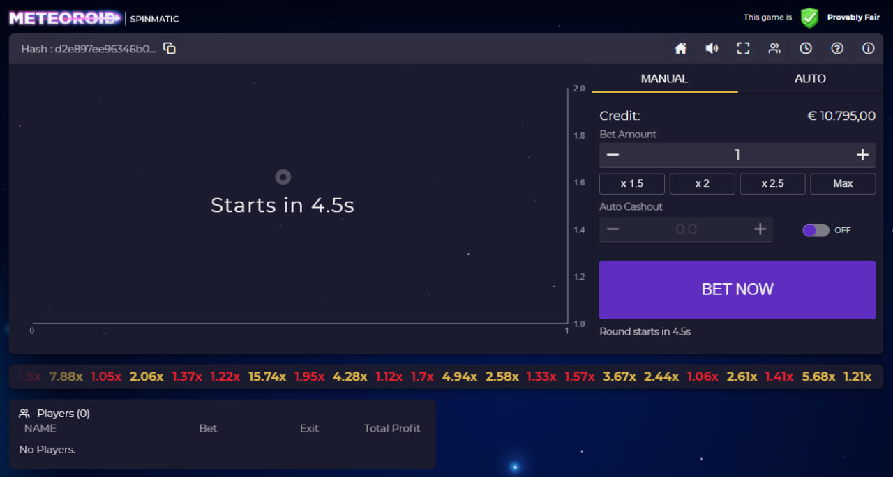 Meteoroid – грати безкоштовно в демо | GamblingShot