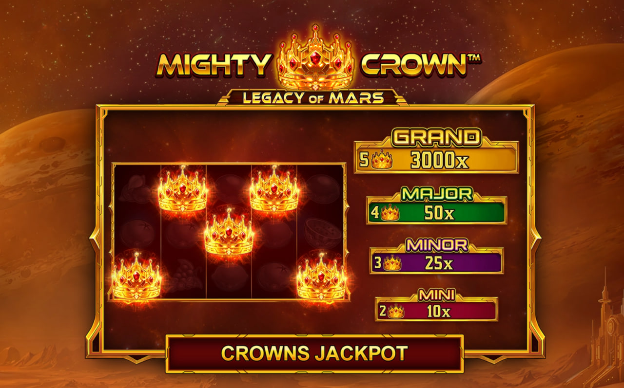 Mighty Crown: Legacy of Mars – грати безкоштовно в демо | GamblingShot
