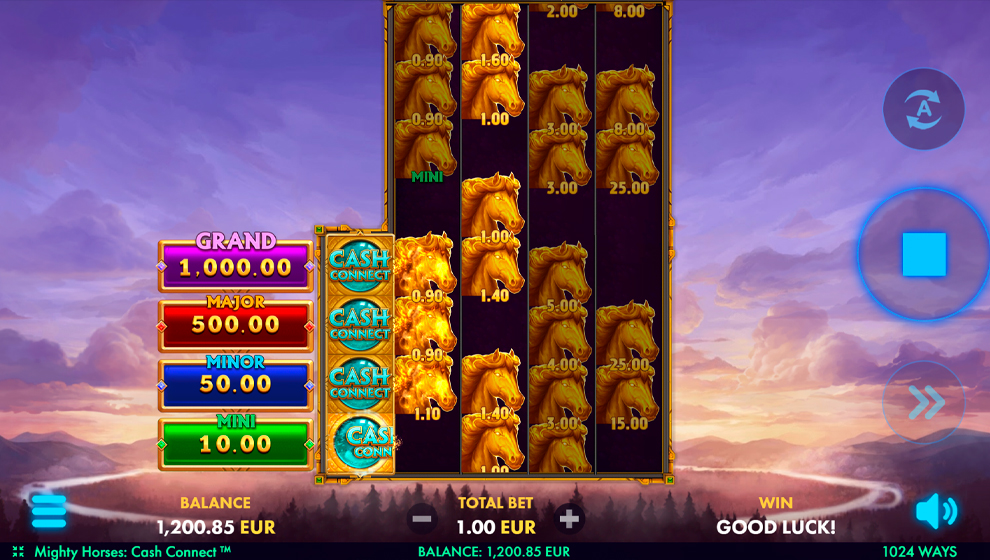 Mighty Horses: Cash Connect – грати безкоштовно в демо | GamblingShot