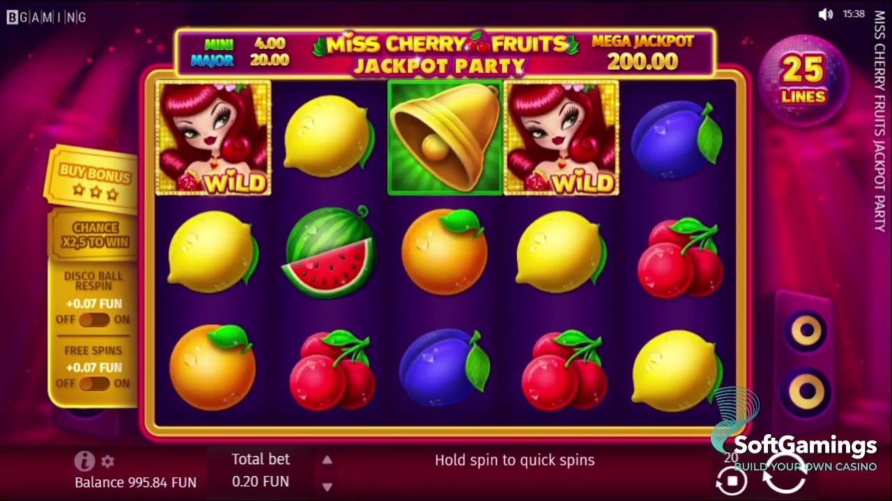 Miss Cherry Fruits Jackpot Party – play free demo | GamblingShot