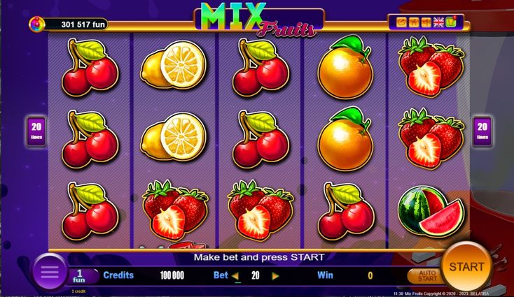 Mix Fruits – играть бесплатно в демо | GamblingShot