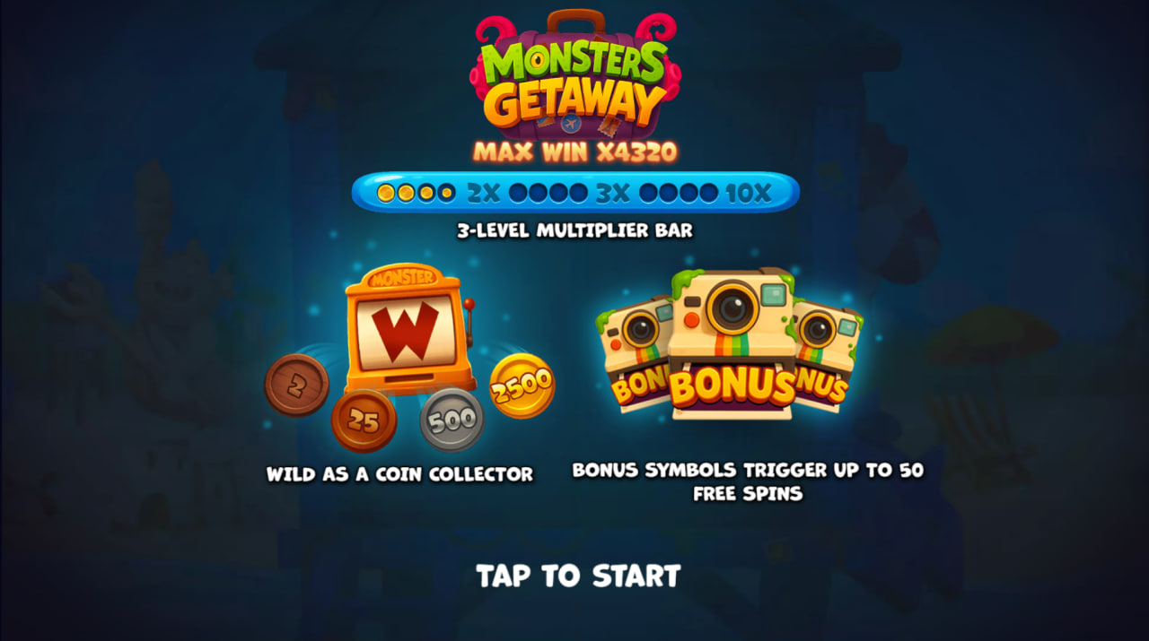 Monsters Getaway – грати безкоштовно в демо | GamblingShot