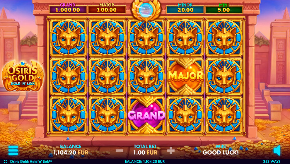 Osiris Gold Hold ‘n’ Link – грати безкоштовно в демо | GamblingShot