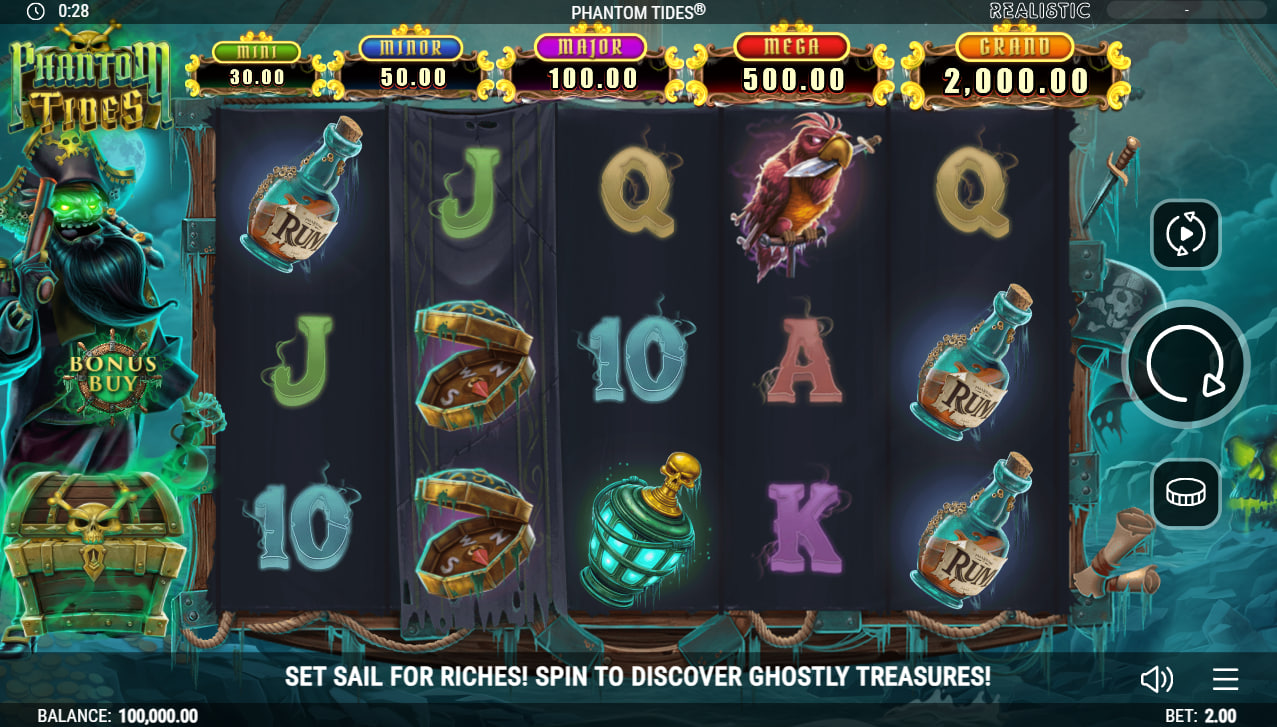 Phantom Tides – грати безкоштовно в демо | GamblingShot