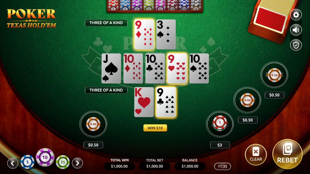 Poker Texas Hold’em – play free demo | GamblingShot