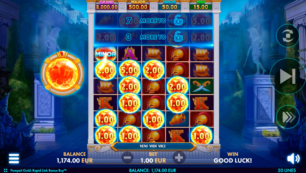 Pompeii Gold: Rapid Link Bonus Buy – play free demo | GamblingShot