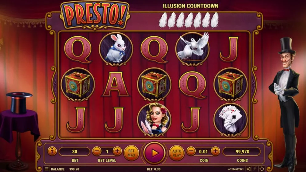 Presto! – играть бесплатно в демо | GamblingShot