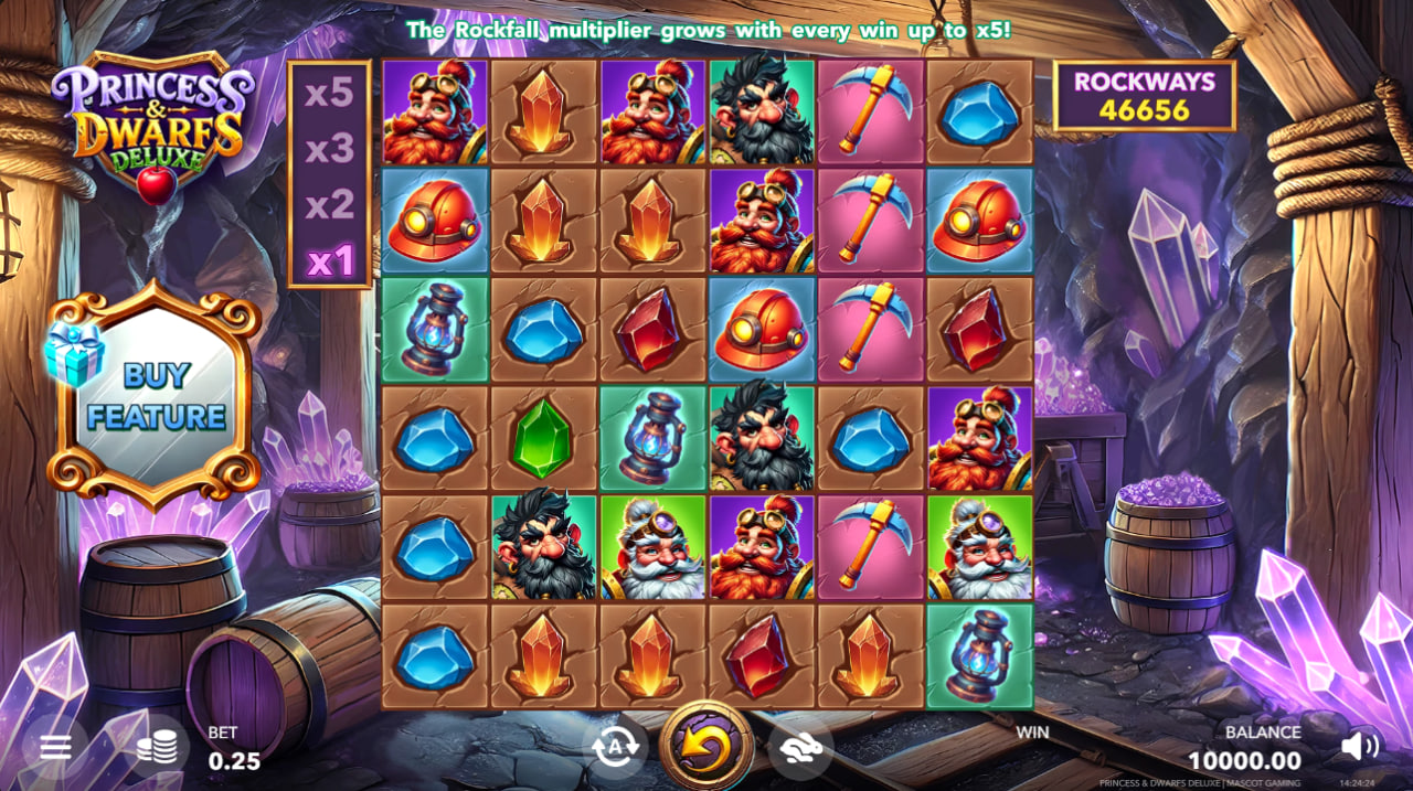 Princess and Dwarfs Deluxe – грати безкоштовно в демо | GamblingShot