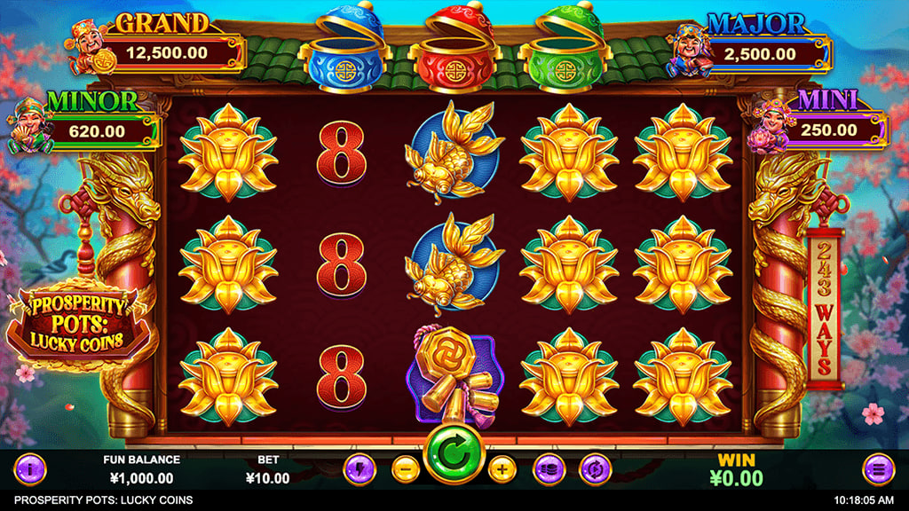 Prosperity Pots: Lucky Coins – грати безкоштовно в демо | GamblingShot