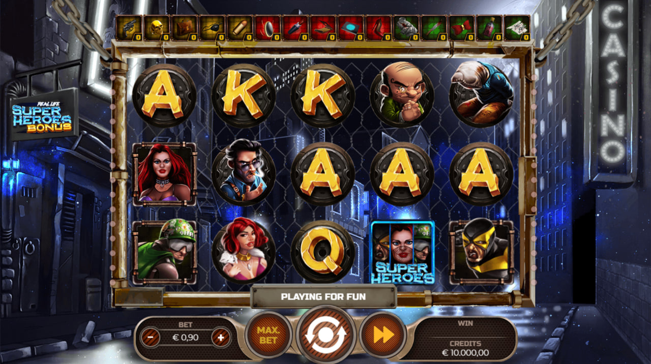 Real Life Super Heroes Bonus – играть бесплатно в демо | GamblingShot
