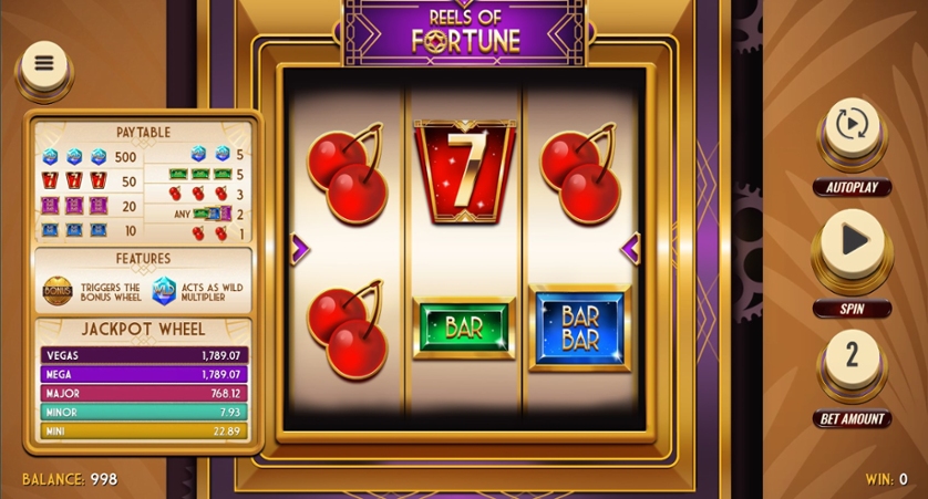 Reels of Fortune – грати безкоштовно в демо | GamblingShot