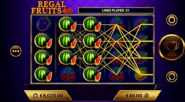 Regal Fruits 40 – play free demo | GamblingShot