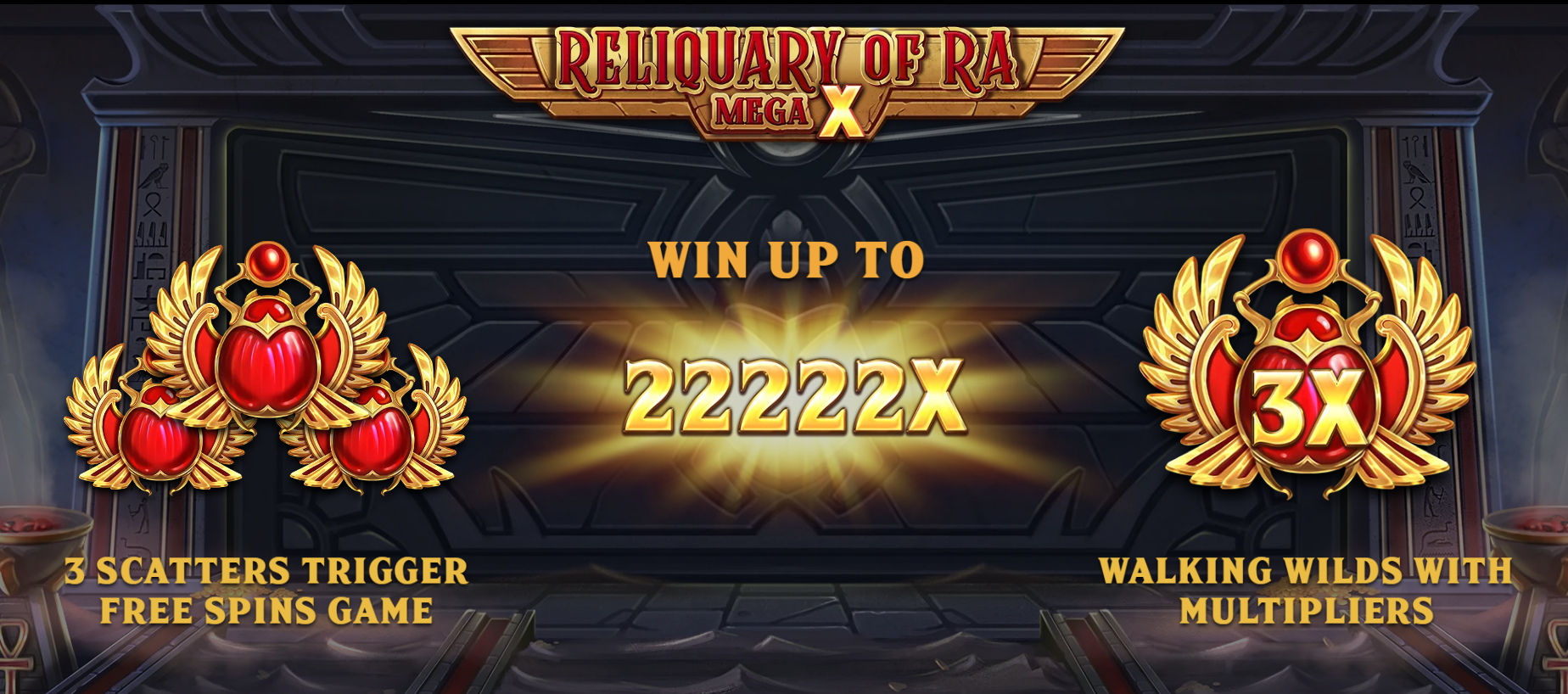 Reliquary Of Ra Mega X – грати безкоштовно в демо | GamblingShot