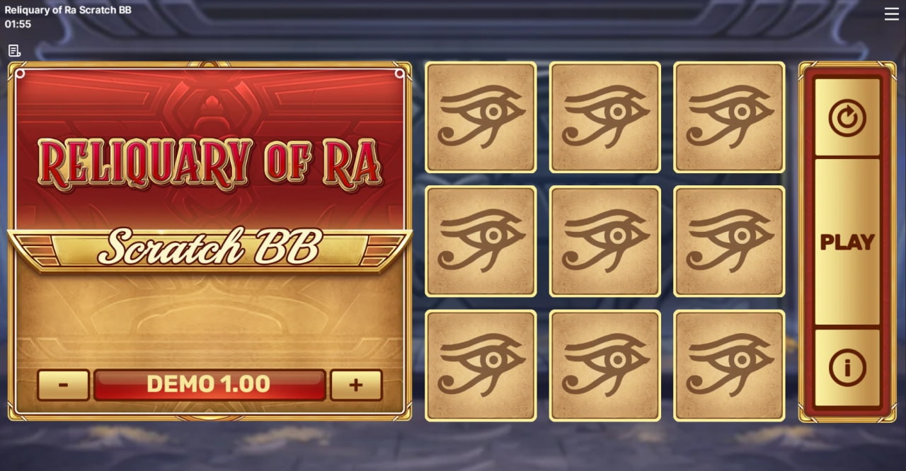 Reliquary of Ra Scratch BB – грати безкоштовно в демо | GamblingShot