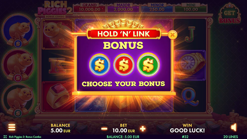 Rich Piggies 2: Bonus Combo – грати безкоштовно в демо | GamblingShot