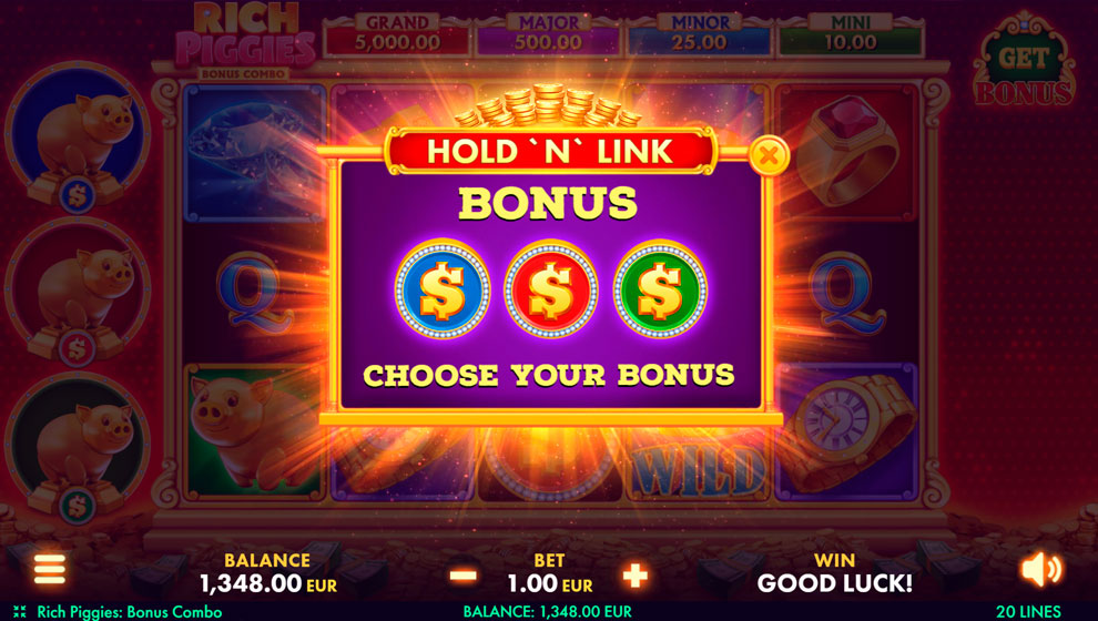 Rich Piggies: Bonus Combo – play free demo | GamblingShot