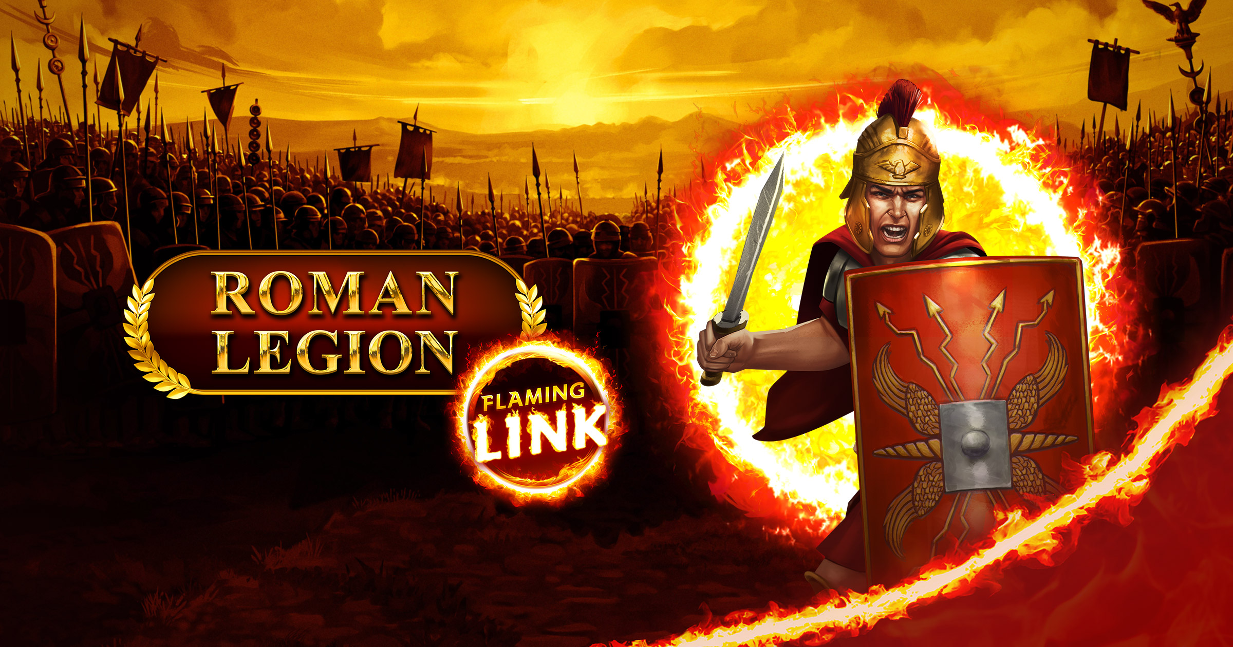 Roman Legion Flaming Link – грати безкоштовно в демо | GamblingShot