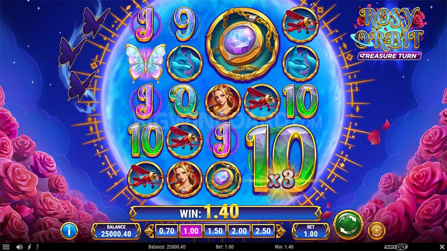 Rosy Orbit Treasure Turn – грати безкоштовно в демо | GamblingShot