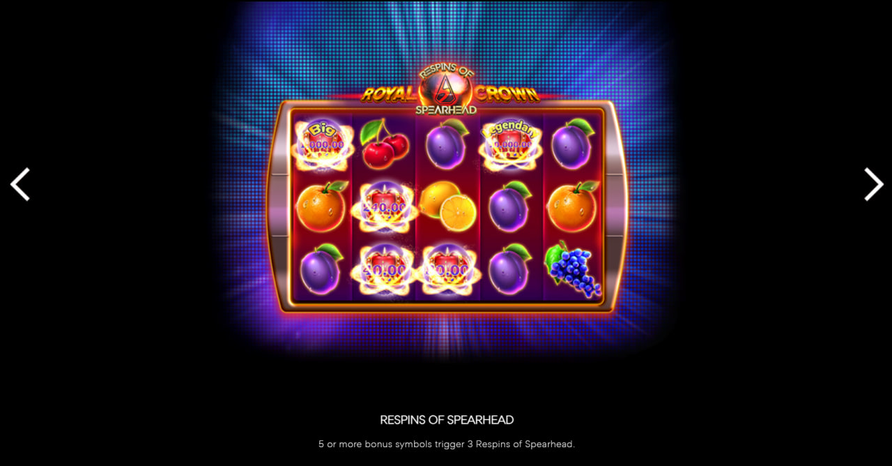 Royal Crown 2 Respins of Spearhead – грати безкоштовно в демо | GamblingShot