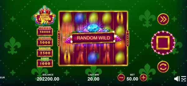 Royal Crown 777 – грати безкоштовно в демо | GamblingShot