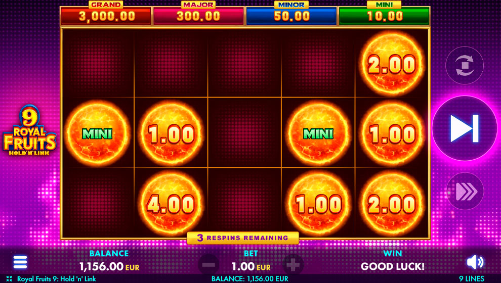 Royal Fruits 9: Hold ‘n’ Link – грати безкоштовно в демо | GamblingShot