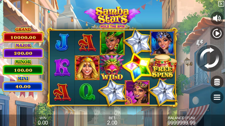 Samba Stars: Hold the Spin – грати безкоштовно в демо | GamblingShot