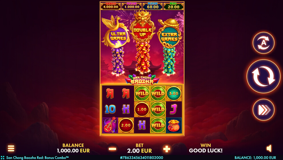 San Chong Baozha Red: Bonus Combo – play free demo | GamblingShot