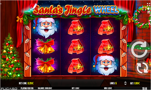 Santa's Jingle Wheel – грати безкоштовно в демо | GamblingShot